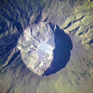 Mount Tambora summit caldera